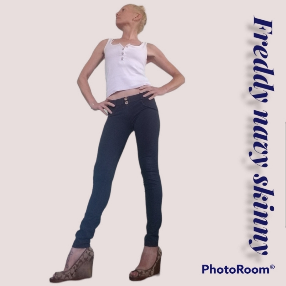 Freddy navy blue skinny pants